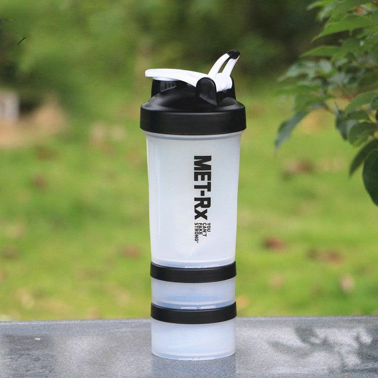 Wholesale Custom Eco-Friendly 17oz BPA Free Plastic 3 Layers Fitness Protein Shaker