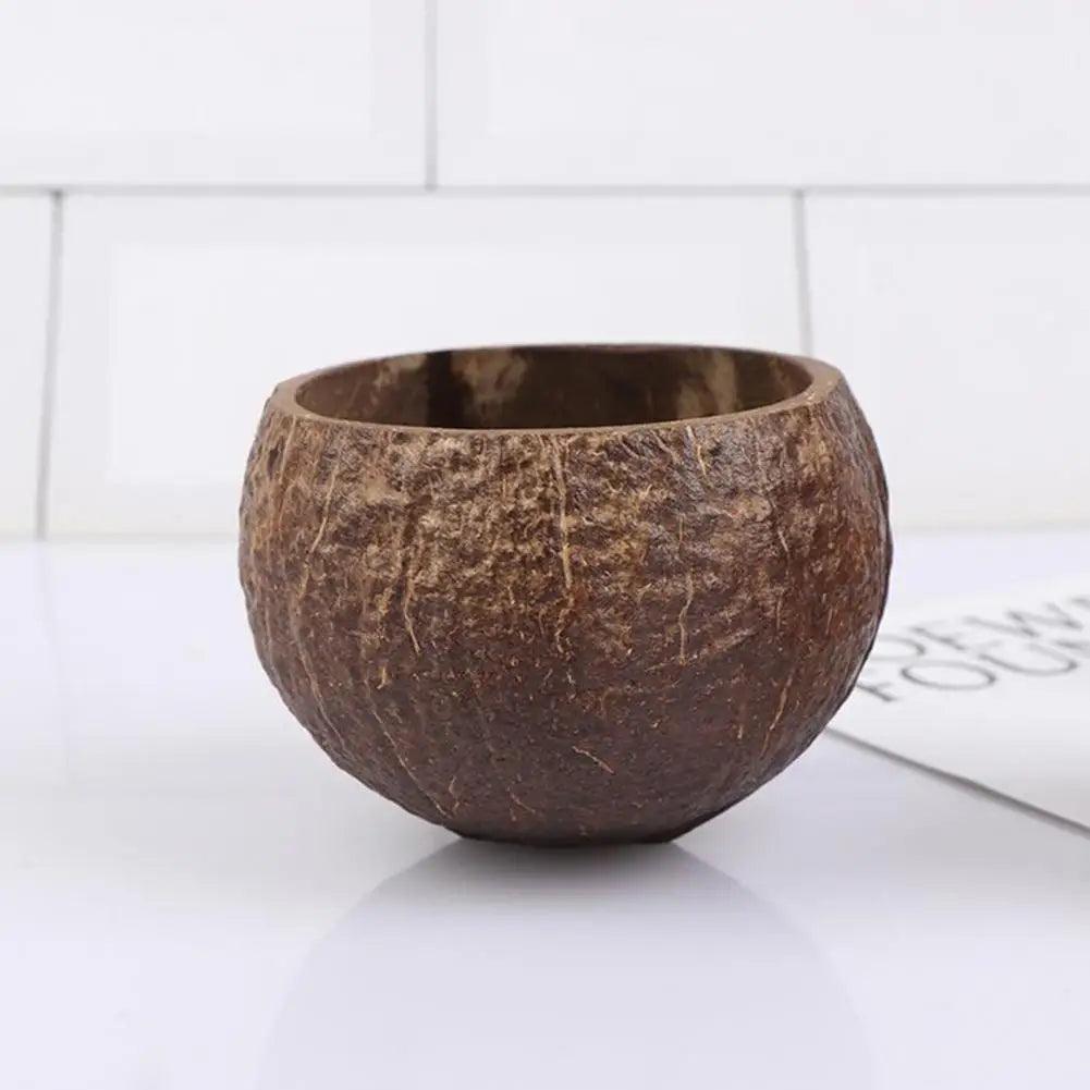Aesthetic  Chic Coconut Shell Candle Holder Bowl Eco-friendly Candy Bowls Handmade   Photo Props